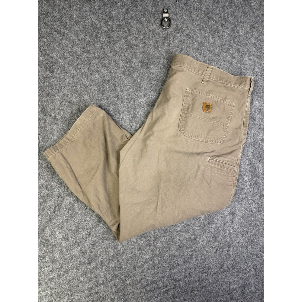 Men's Carhartt B175 Canvas Work Pants Size 46x30 Dungaree Fit